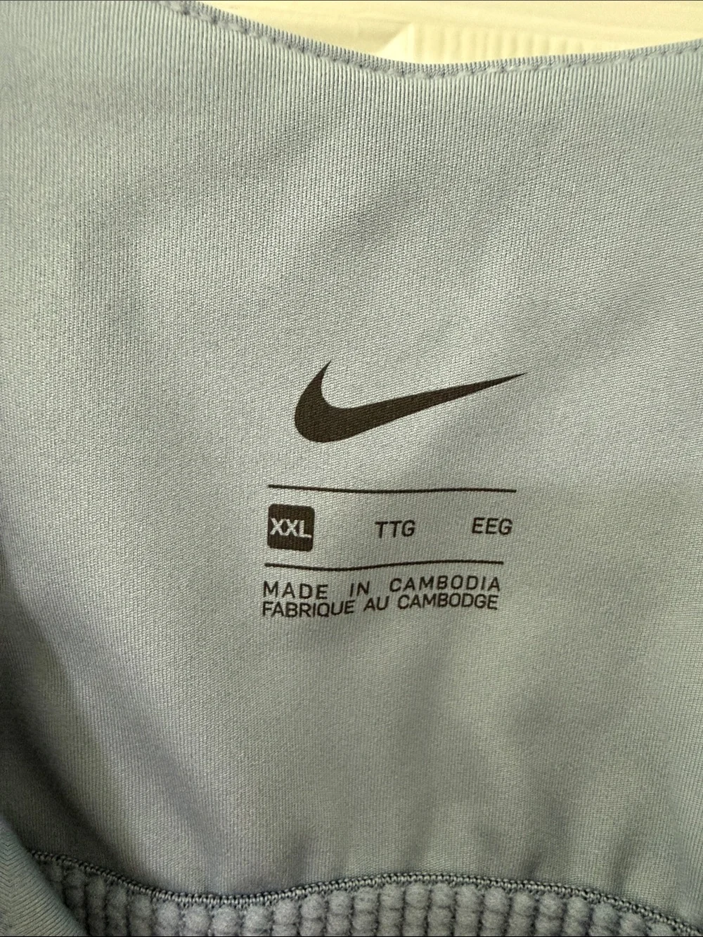 Nike Women's Slate Blue Scoop Neck Athletic Tank Dress